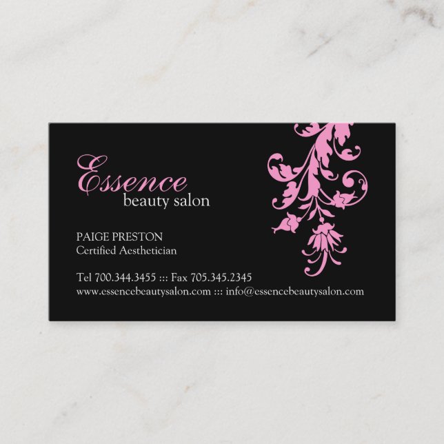 Cartes de visite de salon et de spa (Devant)