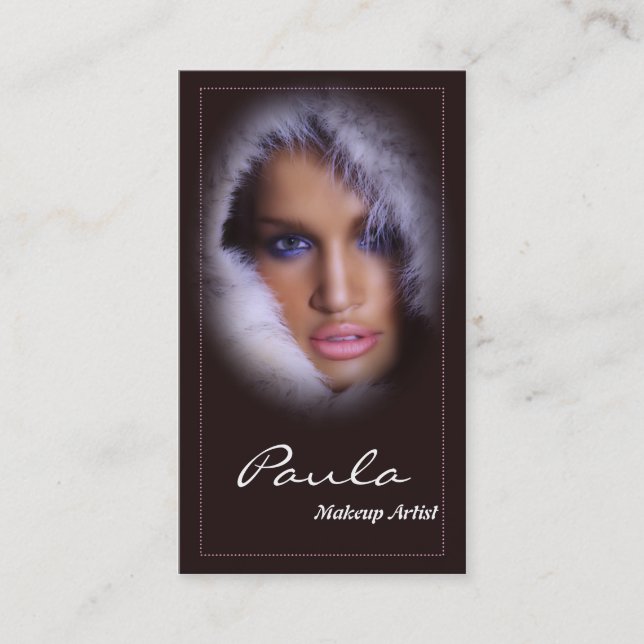 Cartes de visite de salon/maquillage/beauté de (Devant)