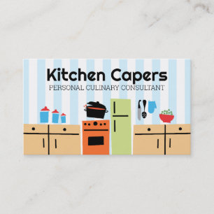 cartes de visite de sauce tomate de cuisine de