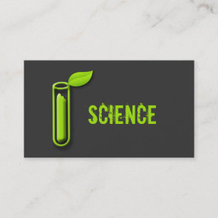Cartes de visite de scientifique de cool de