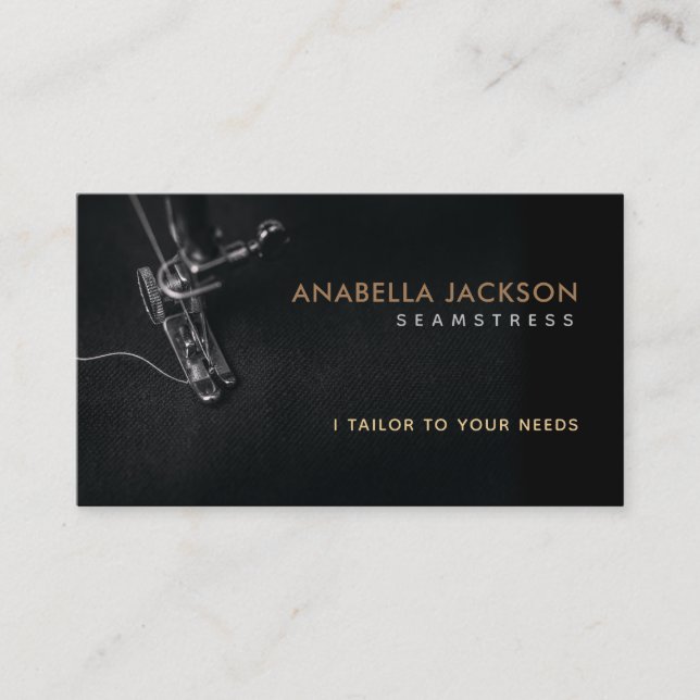 Cartes de visite de Seamstress Slogans (Devant)