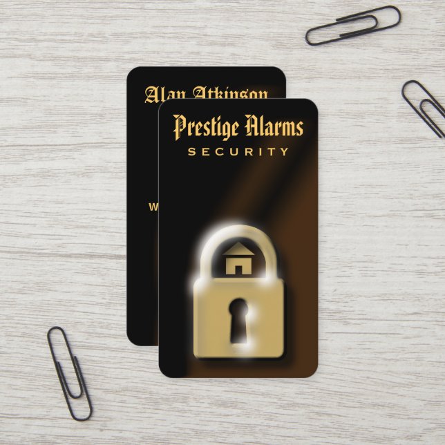 Cartes de visite de sécurité (Devant/Arrière en situation)
