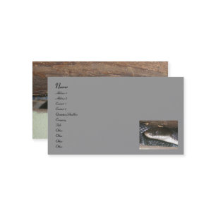 Cartes de visite de serpent noir