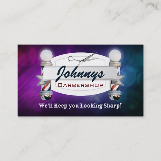 Cartes de visite de slogans de coiffeur (Devant)