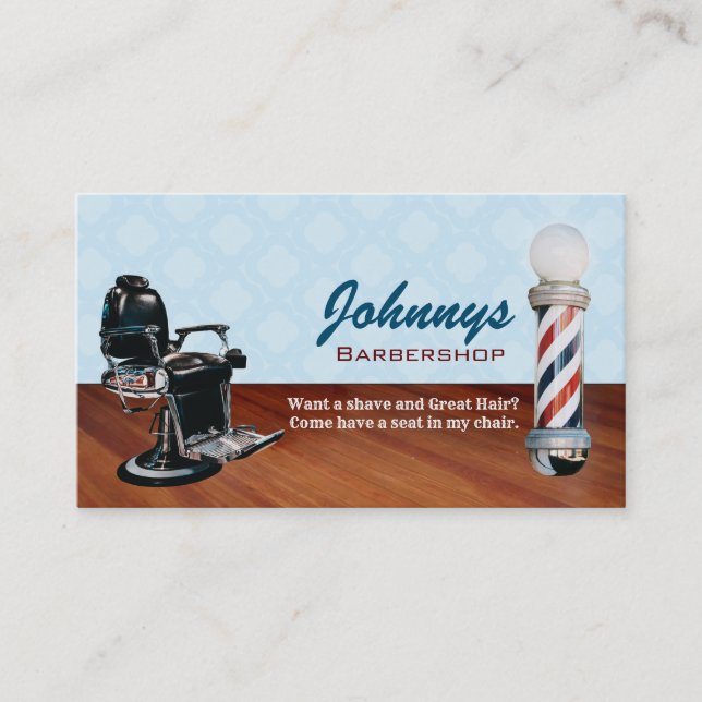Cartes de visite de slogans de salon de coiffure (Devant)