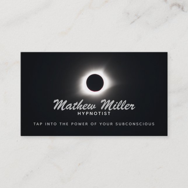 Cartes de visite de Slogans hypnotistes (Devant)