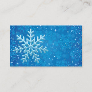 Cartes de visite de Snowflakes