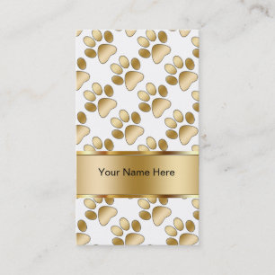 Cartes de visite de soin des animaux familiers