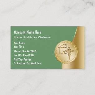Cartes de visite de soins à domicile