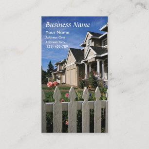 Cartes de visite de source immobilière