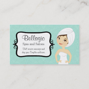Cartes de visite de spa
