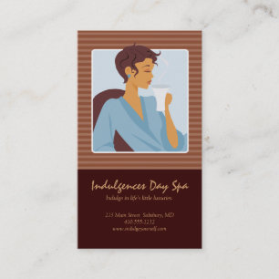 Cartes de visite de spa de jour/cartes de