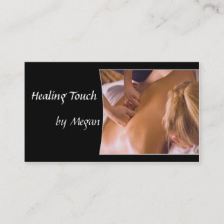 Cartes de visite de spa de massage