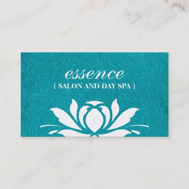 Cartes de visite de spa de salon et de jour (Devant)