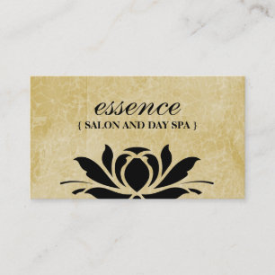 Cartes de visite de spa de salon et de jour