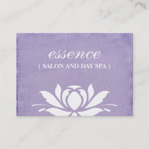 Cartes de visite de spa de salon et de jour