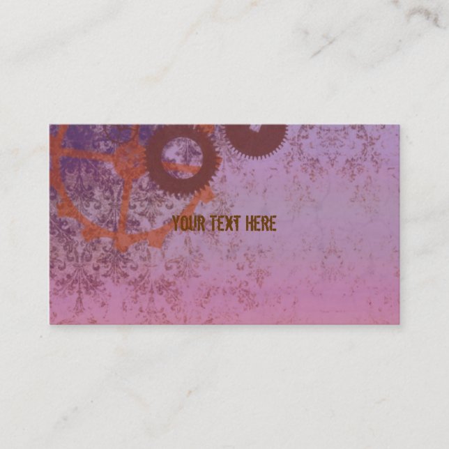 Cartes de visite de Steampunk (Devant)