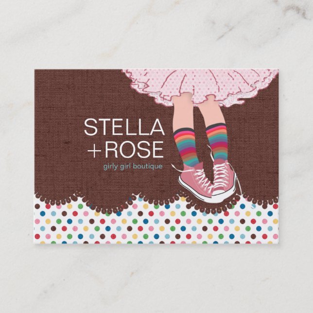 Cartes de visite de Stella Chubby (Devant)