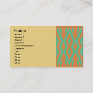 CARTES DE VISITE DE STYLE DE SUD-OUEST
