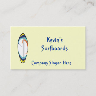 Cartes de visite de surf