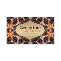 Cartes de visite de Tarot de la déesse Sun Earth