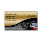 Cartes de visite de taxi