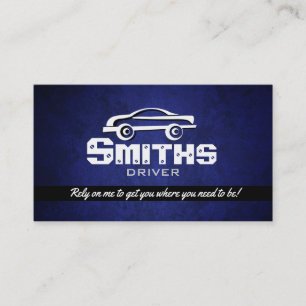 Cartes de visite de taxi de conducteur