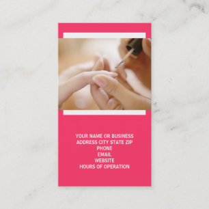 Cartes de visite de technicien de clou