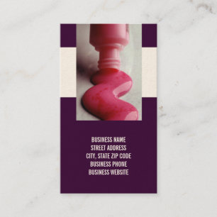 Cartes de visite de technicien de clou