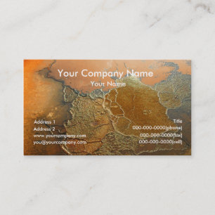Cartes de visite de texture de la terre