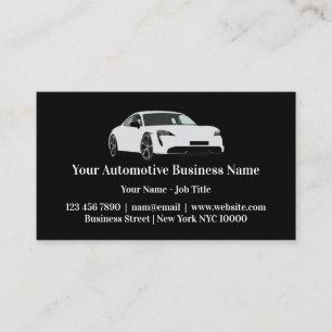 Cartes de visite de thème automobile