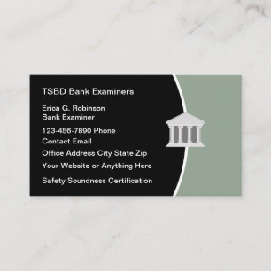 Cartes de visite de thème de l'examinateur de zone