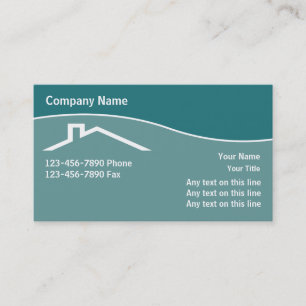 Cartes de visite de toiture