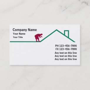 Cartes de visite de toiture
