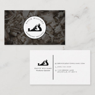 Cartes de visite de tourneur sur bois professionne