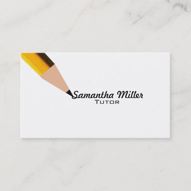 Cartes de visite de tuteur (Devant)