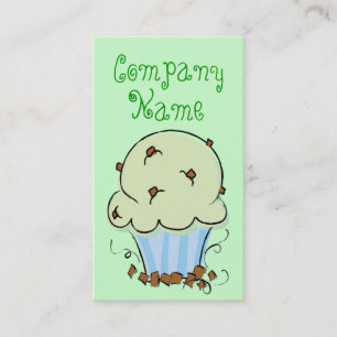 Cartes de visite de verticale de petit gâteau