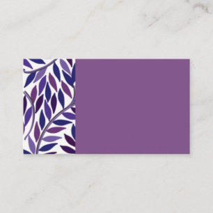 Cartes de visite de vigne pourpre
