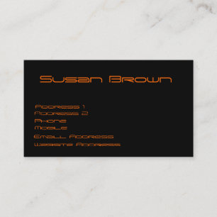 Cartes de visite de visage de porc