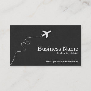 Cartes de visite de voyage modernes et simples