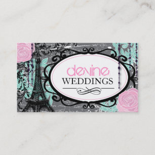 Cartes de visite de wedding planner