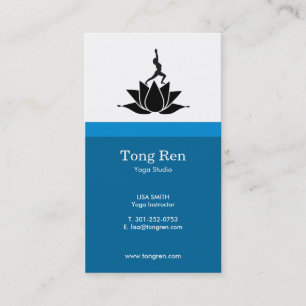 Cartes de visite de yoga