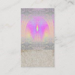 Cartes de visite de yoga de classe d'arc-en-ciel