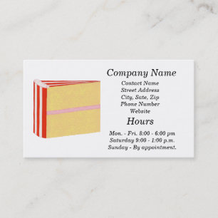 Cartes de visite décorateur de gâteaux - modèle