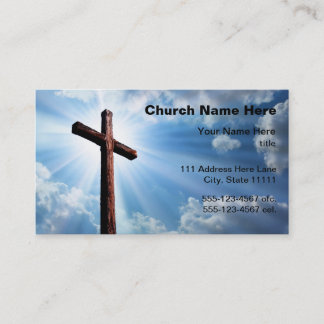 Cartes de visite d'église