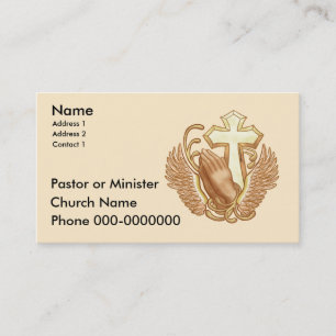 Cartes de visite d'église