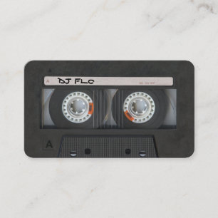 Cartes de visite d'enregistreur à cassettes pour