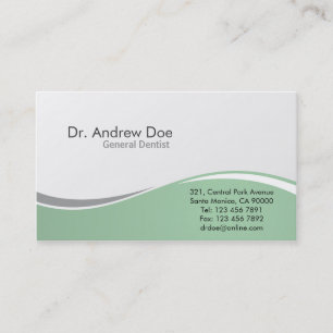 Cartes de visite dentaires