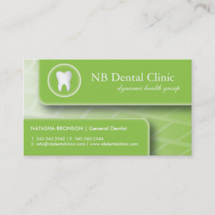 Cartes de visite dentaires/Général Dentist
