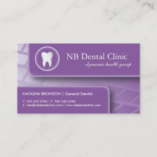 Cartes de visite dentaires/Général Dentist